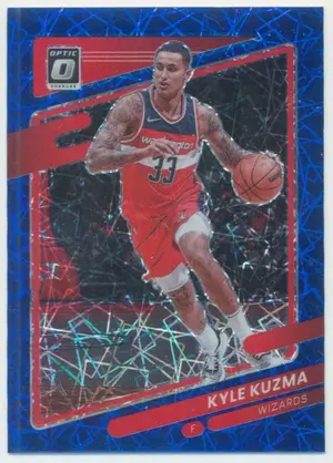 2021-22 Panini Donruss Optic - Kyle Kuzma #15 Blue Velocity Prizm Parallel