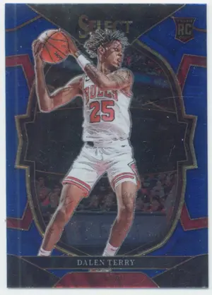 2022-23 Panini Select - Dalen Terry #89 Concourse RC Blue Parallel