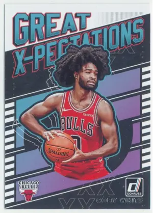 2019-20 Panini Donruss - Coby White #21 Great X-Pectations