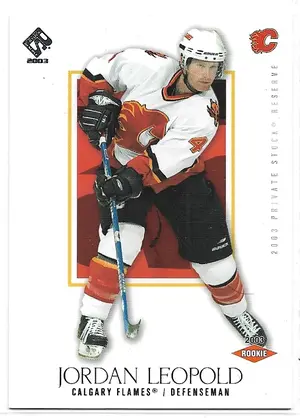 2002-03 Private Stock Reserve Retail #156 Jordan Leopold RC (1232/1550)
