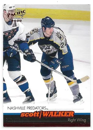 1999-00 Pacific Red #233 Scott Walker