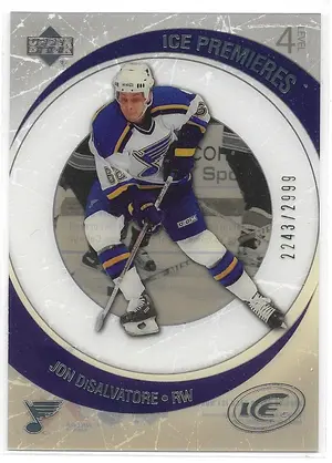 2005-06 Ice #230 Jon DiSalvatore RC (2243/2999)
