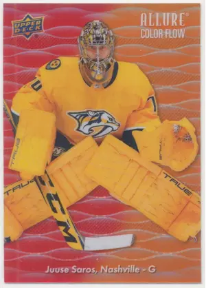 2023-24 ALLURE - JUUSE SAROS #CF-4 COLOR FLOW RED/ORANGE