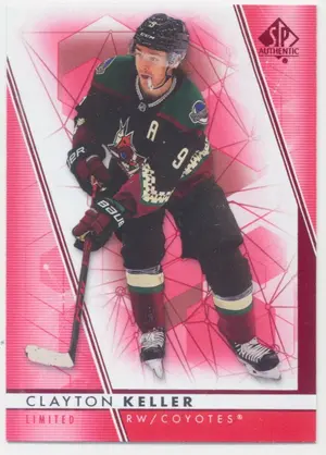 2022-23 SP AUTHENTIC - CLAYTON KELLER #9 LIMITED RED