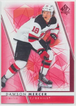 2022-23 SP AUTHENTIC - DAWSON MERCER #17 LIMITED RED