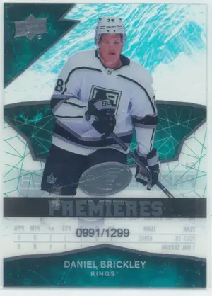 2018-19 UPPER DECK ICE - DANIEL BRICKLEY #64 ICE PREMIERES 991/1299
