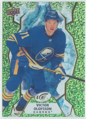 2021-22 UPPER DECK ICE - VICTOR OLOFSSON #49 GREEN