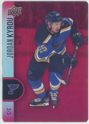 2022-23 TIM HORTONS - JORDAN KYROU #DC-35 RED DIE CUT