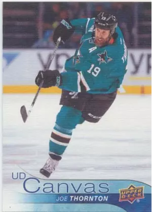 2016-17 UPPER DECK - JOE THORNTON #C70 UD CANVAS