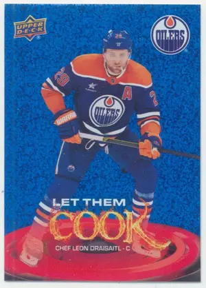 2025-26 UPPER DECK - LEON DRAISAITL #LTC-12 LET THEM COOK SPECKLE