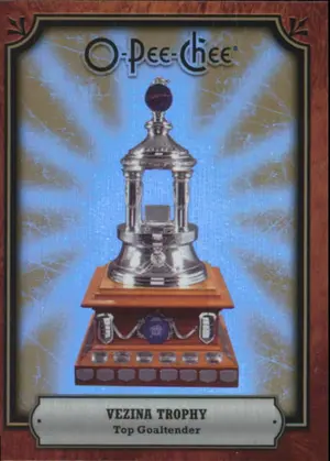 2008-09 O-PEE-CHEE - VEZINA TROPHY #AWD-MB TROPHIES