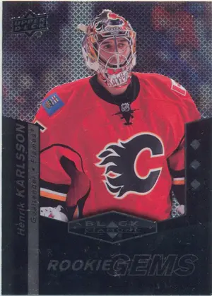 2010-11 BLACK DIAMOND - HENRIK KARLSSON #178 ROOKIE GEMS TRIPLE DIAMOND