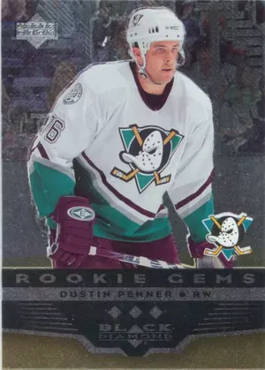 2005-06 BLACK DIAMOND - DUSTIN PENNER #211 ROOKIE GEMS TRIPLE DIAMOND