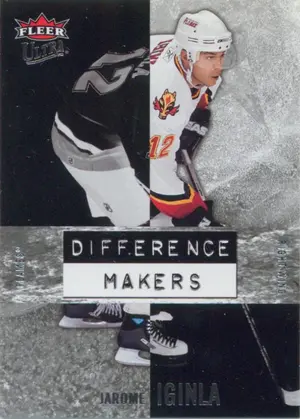 2007-08 FLEER ULTRA - JAROME IGINLA #DM2 DIFFERENCE MAKERS