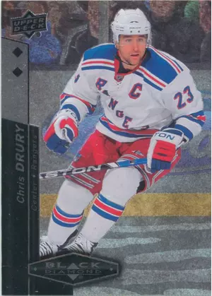 2010-11 BLACK DIAMOND - CHRIS DRURY #98 DOUBLE DIAMOND