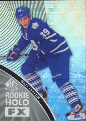 2011-12 SP AUTHENTIC - MATT FRATTIN #RFX27 ROOKIE HOLO FX