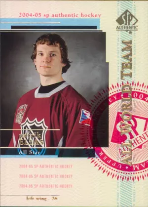 2004-05 SP AUTHENTIC - PATRIK ELIAS #125 ALL WORLD TEAM