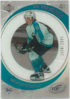 2005-06 ICE - GRANT STEVENSON #225 ICE PREMIERES 1698/2999