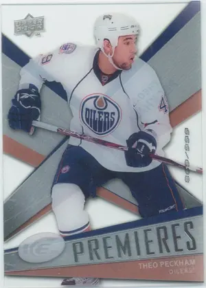 2008-09 ICE - THEO PECKHAM #137 ICE PREMIERES 869/999