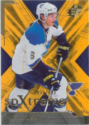 2007-08 SPX - ERIK JOHNSON #X62 SPXTREME 936/999