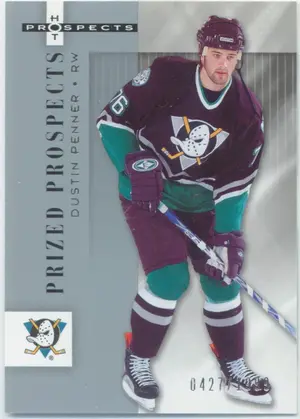 2005-06 HOT PROSPECTS - DUSTIN PENNER #101 PRIZED PROSPECTS 427/1999