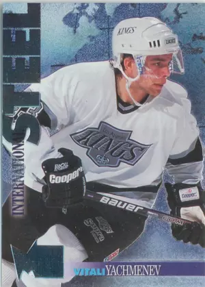 1995-96 FLEER METAL - VITALI YACHMENEV #22 INTERNATIONAL STEEL
