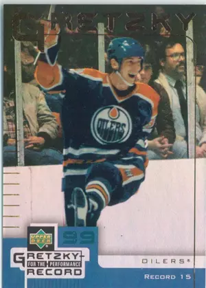 1999-00 McDONALD'S - WAYNE GRETZKY #15 GRETZKY PERFORMANCE FOR THE RECORD