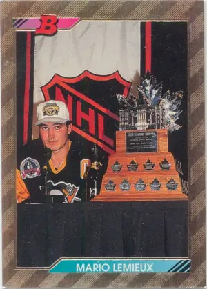 1992-93 BOWMAN - MARIO LEMIEUX #440 GOLD FOIL