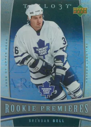 2006-07 TRILOGY - BRENDAN BELL #155 ROOKIE 675/999