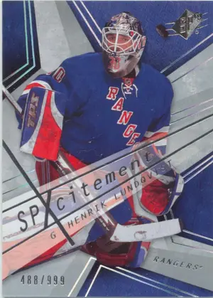 2008-09 SPX - HENRIK LUNDQVIST #X22 SPXCITEMENT 488/999