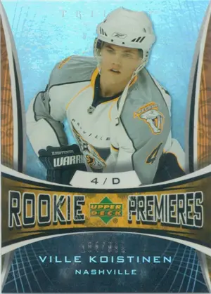 2007-08 TRILOGY - VILLE KOISTINEN #157 ROOKIE 184/999
