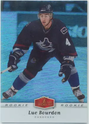 2006-07 FLAIR SHOWCASE - LUC BOURDON #329 ROOKIE