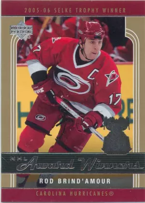 2006-07 UPPER DECK - ROD BRIND'AMOUR #AW6 AWARD WINNERS