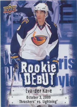 2009-10 UPPER DECK - EVANDER KANE #RD7 ROOKIE DEBUT