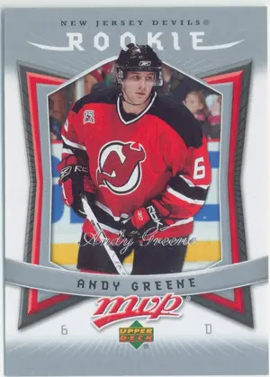 2007-08 MVP - ANDY GREENE #317 ROOKIE