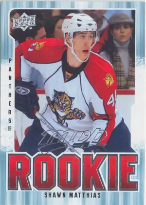 2008-09 MVP - SHAWN MATTHIAS #309 ROOKIE