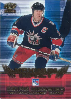 2003-04 PACIFIC - MARK MESSIER #7 MAXIMUM IMPACT