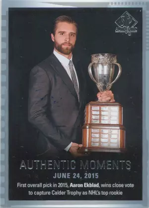 2015-16 SP AUTHENTIC - AARON EKBLAD #150 AUTHENTIC MOMENTS