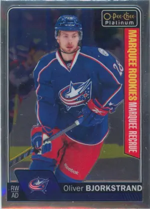 2016-17 O-PEE-CHEE PLATINUM - OLIVER BJORKSTRAND #159 MARQUEE ROOKIE