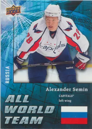 2009-10 UPPER DECK - ALEXANDER SEMIN #AW4 ALL WORLD TEAM