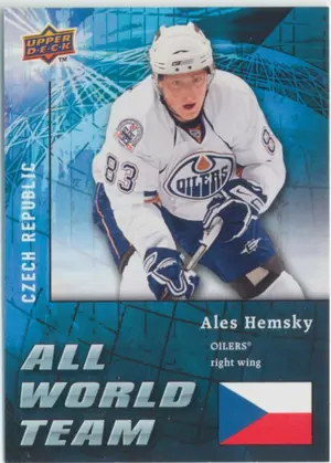 2009-10 UPPER DECK - ALES HEMSKY #AW23 ALL WORLD TEAM