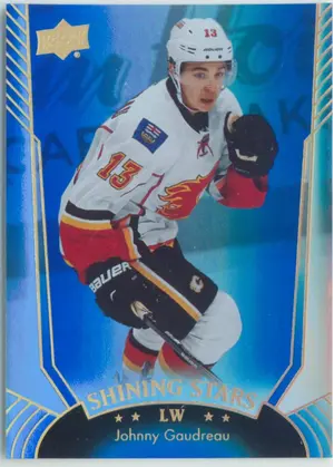 2016-17 UPPER DECK - JOHNNY GAUDREAU #SS-39 SHINING STARS ROYAL BLUE