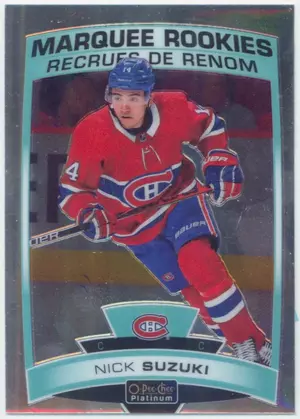 2019-20 O-PEE-CHEE PLATINUM - NICK SUZUKI #164 ROOKIE