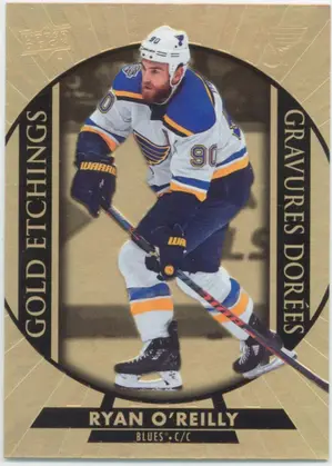 2020-2021 TIM HORTONS - RYAN O'REILLY #G-7 GOLD ETCHINGS