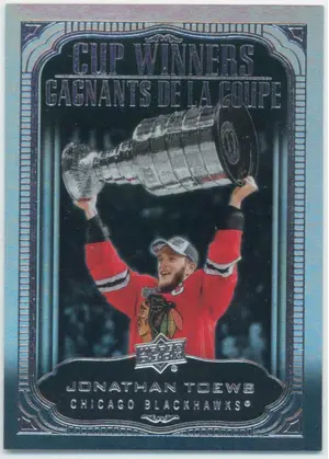 2020-21 TIM HORTONS - JONATHAN TOEWS #CW-5 CUP WINNERS