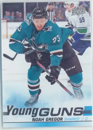 2019-20 UPPER DECK - NOAH GREGOR #462 YOUNG GUNS