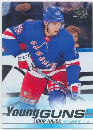 2019-20 UPPER DECK - LIBOR HAJEK #240 YOUNG GUNS