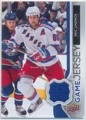 2014-15 UPPER DECK - ERIC LINDROS #GJ-LI GAME JERSEY