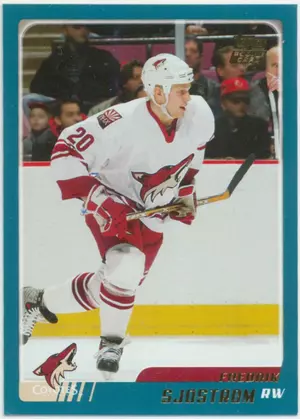 2003-04 TOPPS ROOKIES & TRADED - FREDRIK SJOSTROM #TT135 ROOKIE
