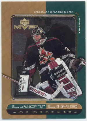 1999-00 MVP - NIKOLAI KHABIBULIN #LL10 LAST LINE OF DEFENSE